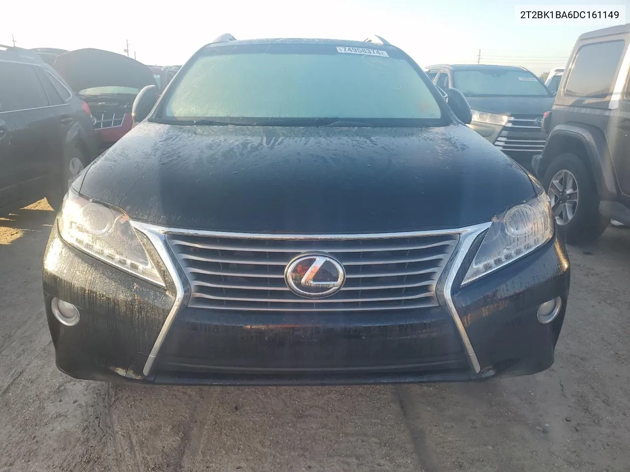 2013 Lexus Rx 350 Base VIN: 2T2BK1BA6DC161149 Lot: 74958374