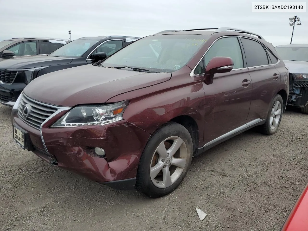 2013 Lexus Rx 350 Base VIN: 2T2BK1BAXDC193148 Lot: 74983434