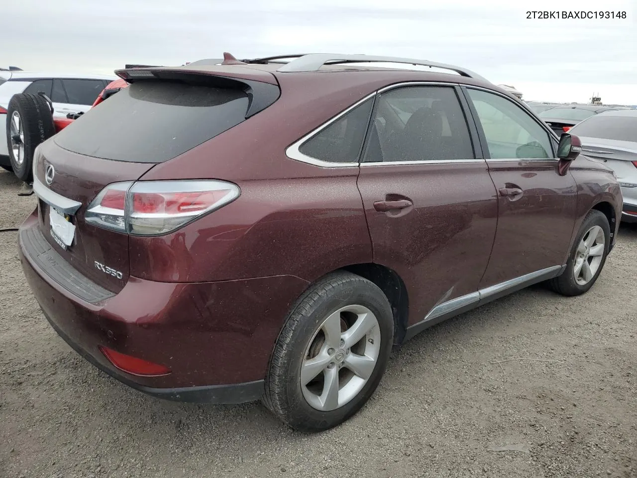 2013 Lexus Rx 350 Base VIN: 2T2BK1BAXDC193148 Lot: 74983434