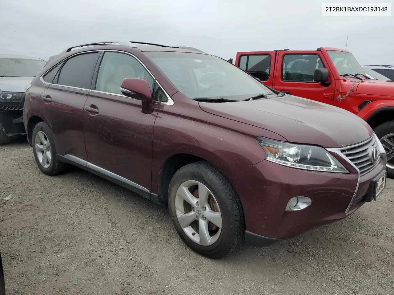 2013 Lexus Rx 350 Base VIN: 2T2BK1BAXDC193148 Lot: 74983434