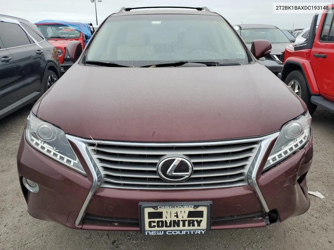 2013 Lexus Rx 350 Base VIN: 2T2BK1BAXDC193148 Lot: 74983434