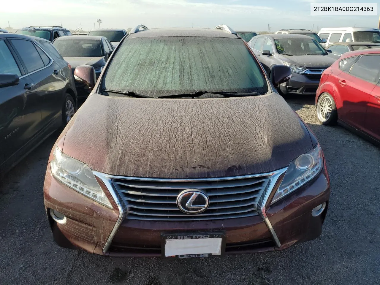 2013 Lexus Rx 350 Base VIN: 2T2BK1BA0DC214363 Lot: 75098784