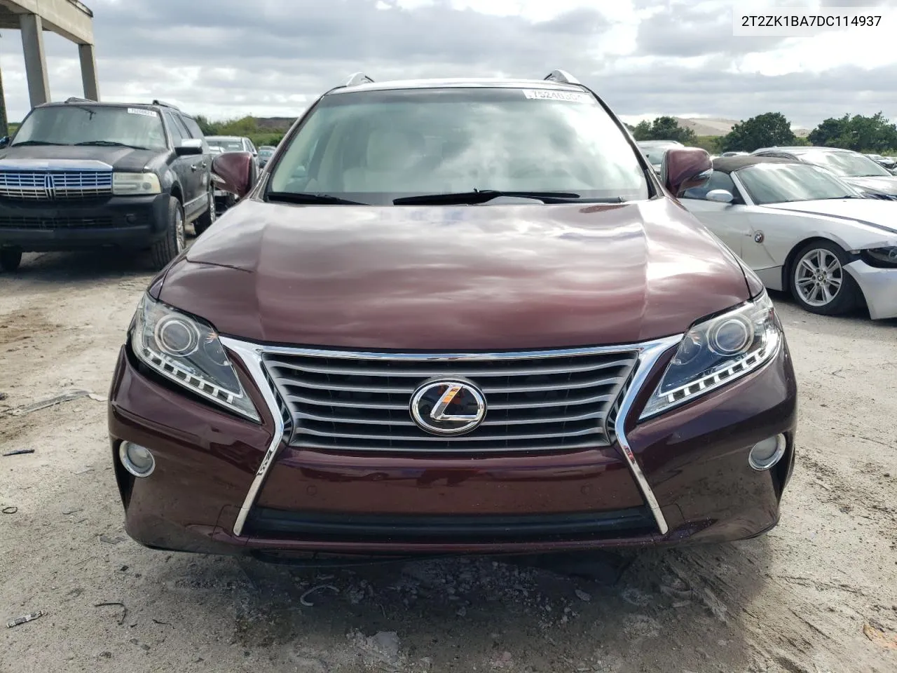 2013 Lexus Rx 350 VIN: 2T2ZK1BA7DC114937 Lot: 75240304