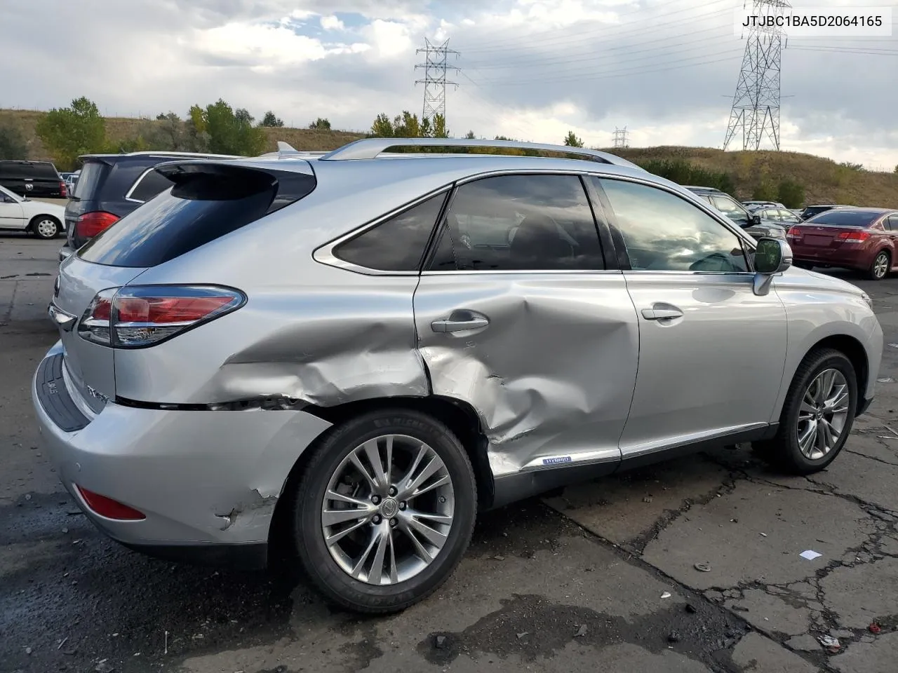 2013 Lexus Rx 450H VIN: JTJBC1BA5D2064165 Lot: 75251204