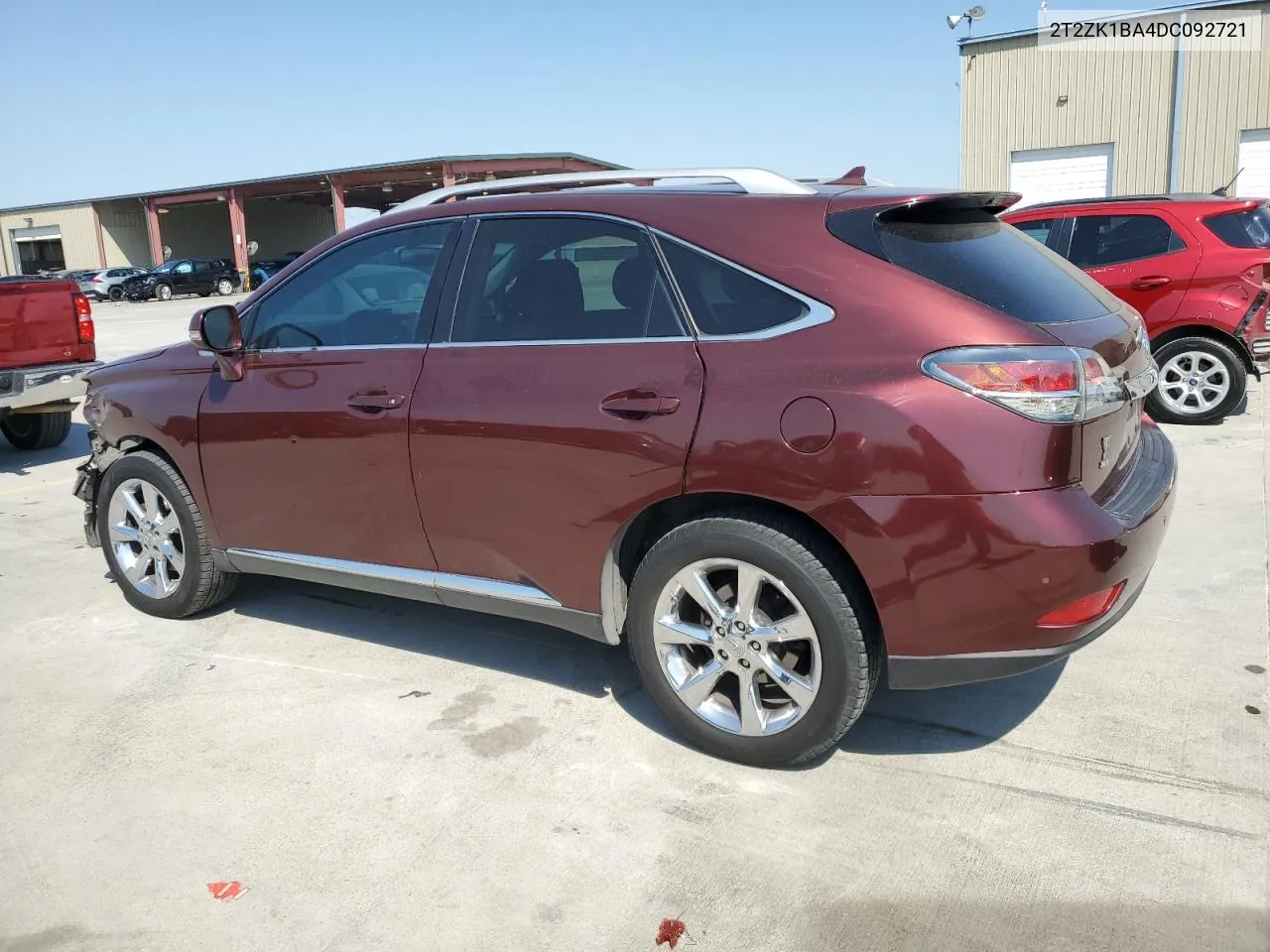 2013 Lexus Rx 350 VIN: 2T2ZK1BA4DC092721 Lot: 75339764