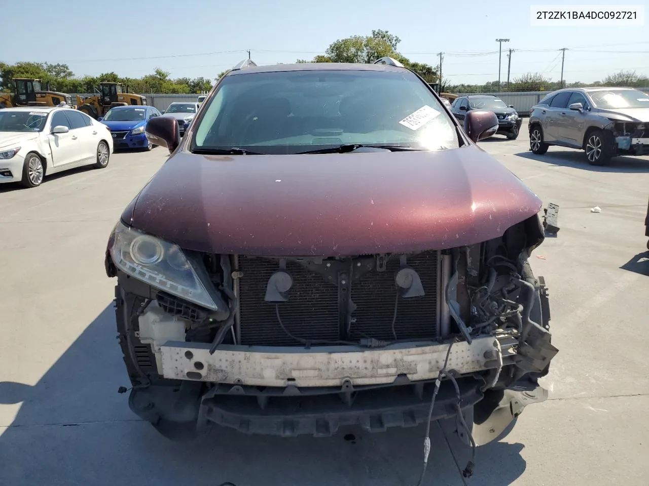 2T2ZK1BA4DC092721 2013 Lexus Rx 350