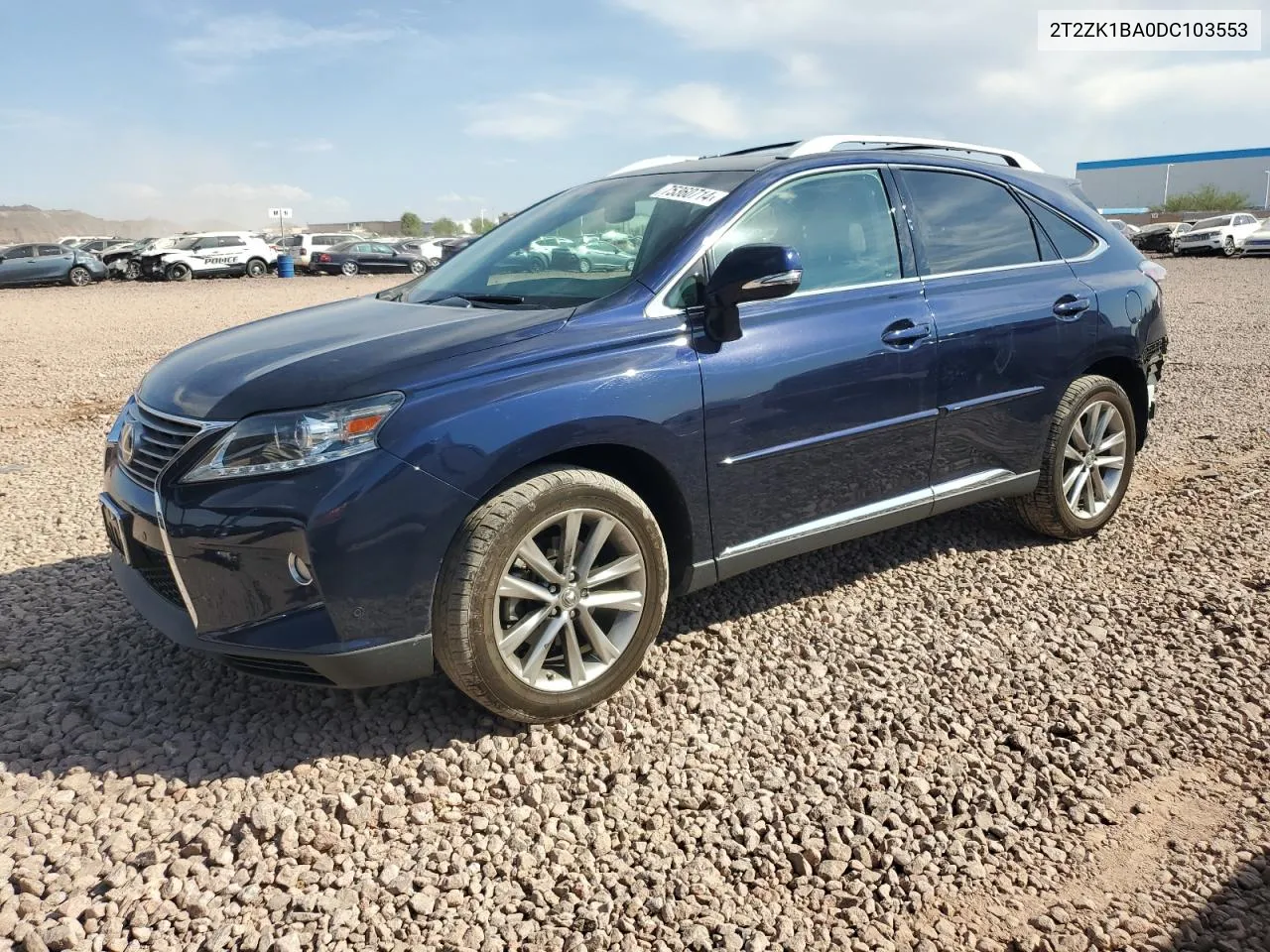 2013 Lexus Rx 350 VIN: 2T2ZK1BA0DC103553 Lot: 75360714