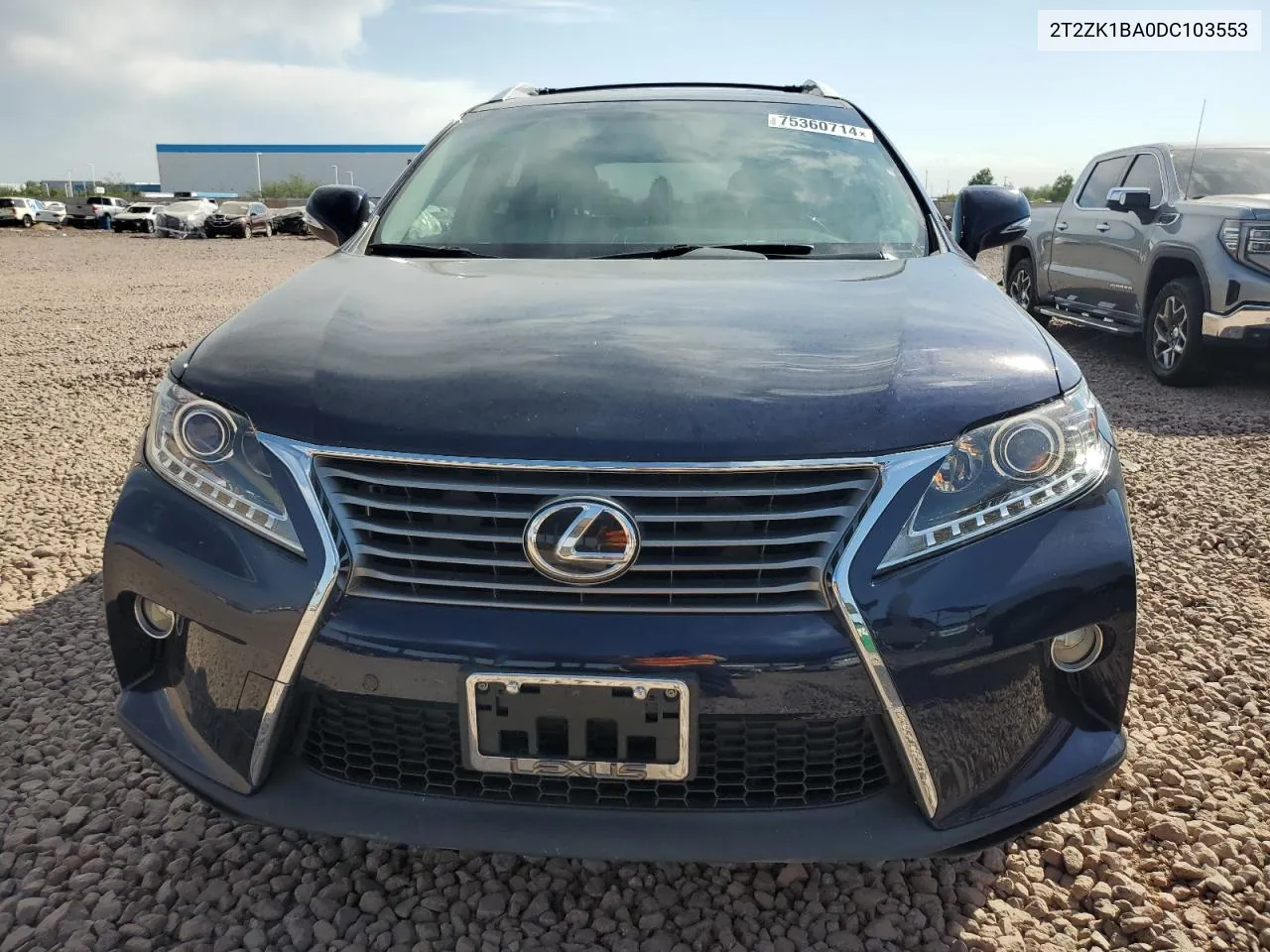 2013 Lexus Rx 350 VIN: 2T2ZK1BA0DC103553 Lot: 75360714