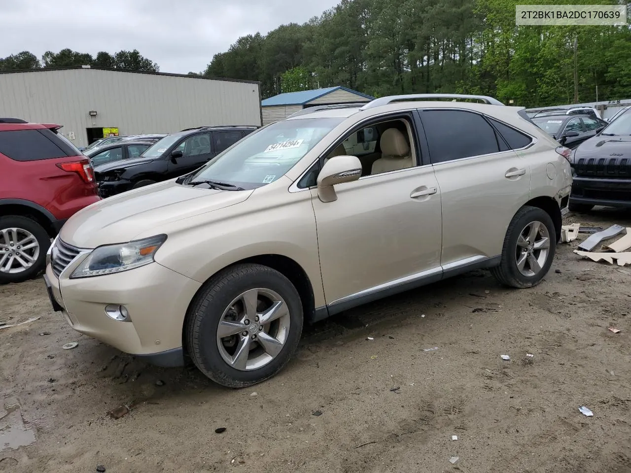 2013 Lexus Rx 350 Base VIN: 2T2BK1BA2DC170639 Lot: 75601374