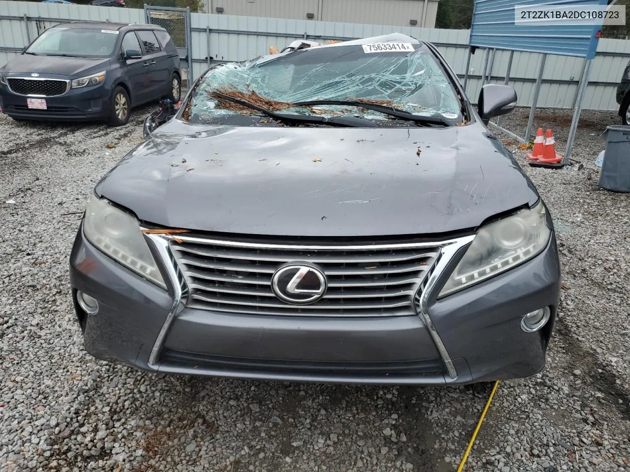 2013 Lexus Rx 350 VIN: 2T2ZK1BA2DC108723 Lot: 75633414