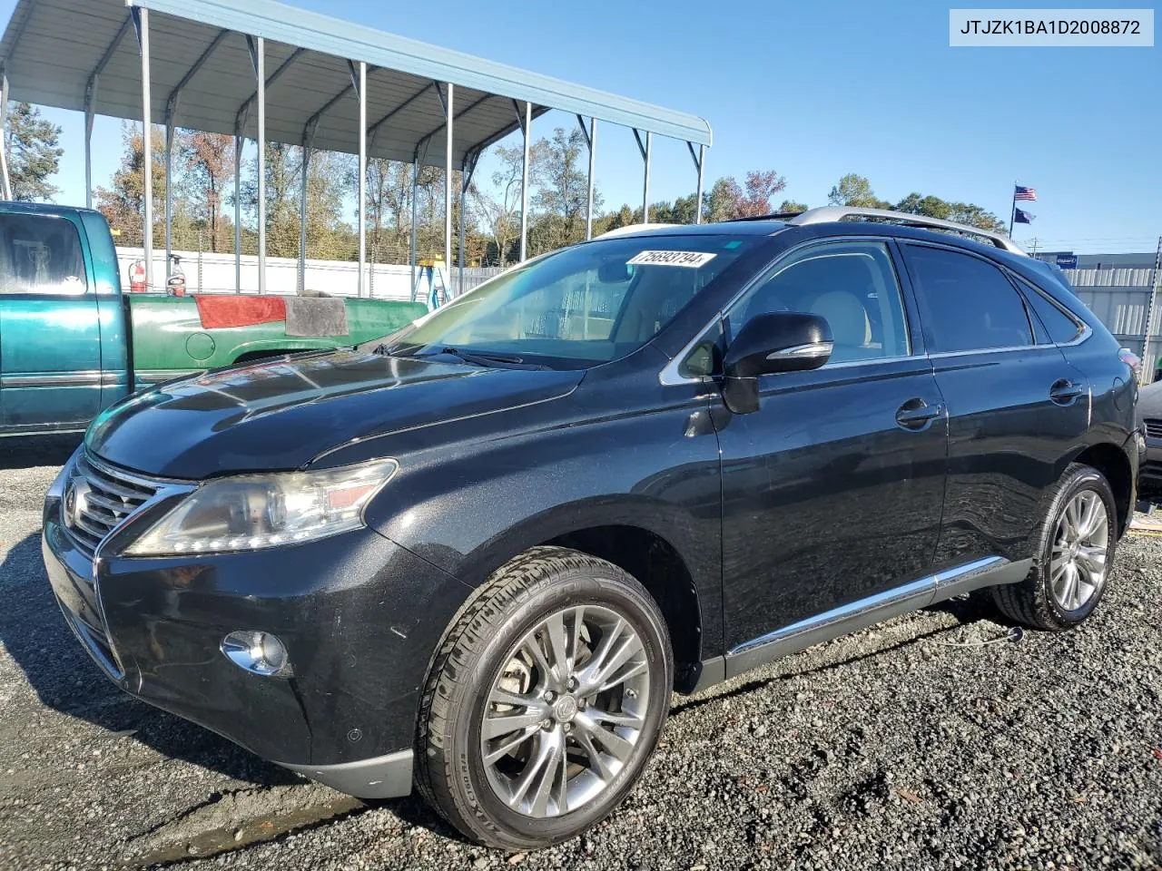 2013 Lexus Rx 350 VIN: JTJZK1BA1D2008872 Lot: 75693794