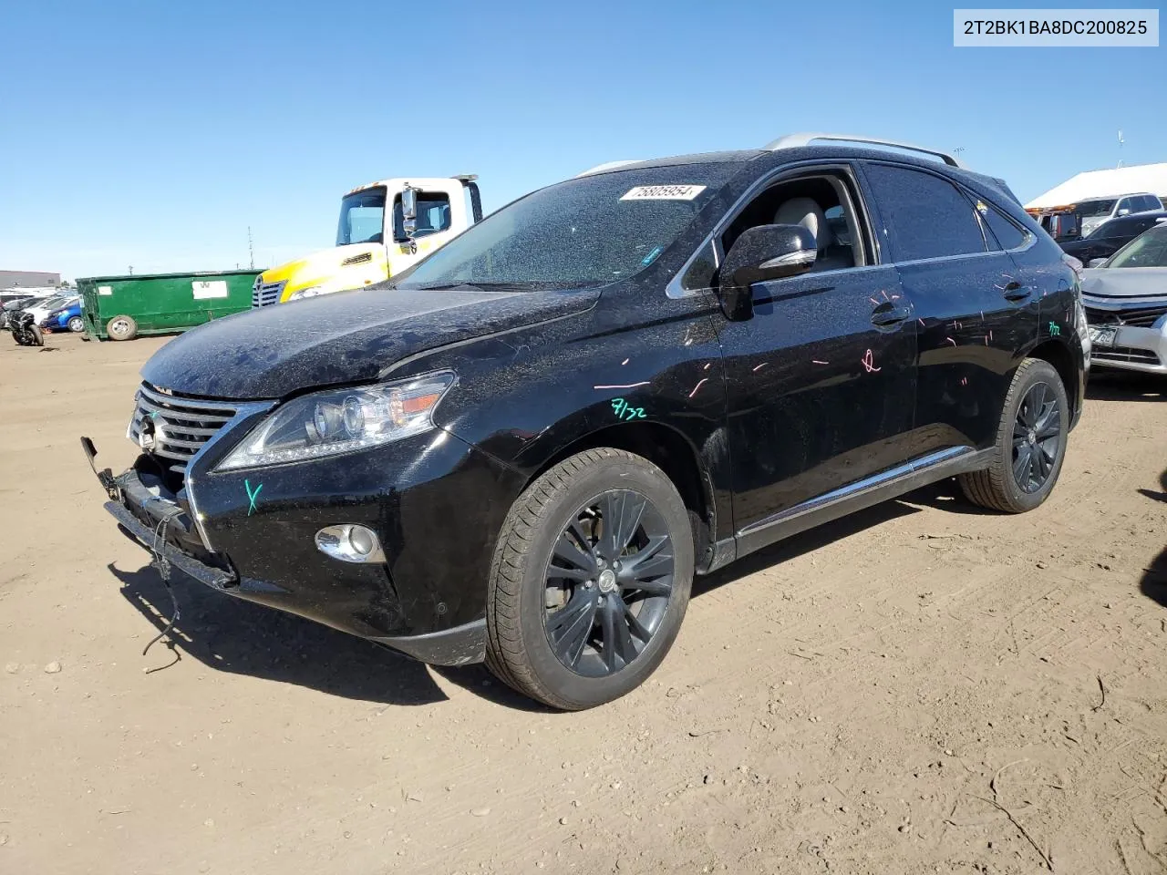 2013 Lexus Rx 350 Base VIN: 2T2BK1BA8DC200825 Lot: 75805954