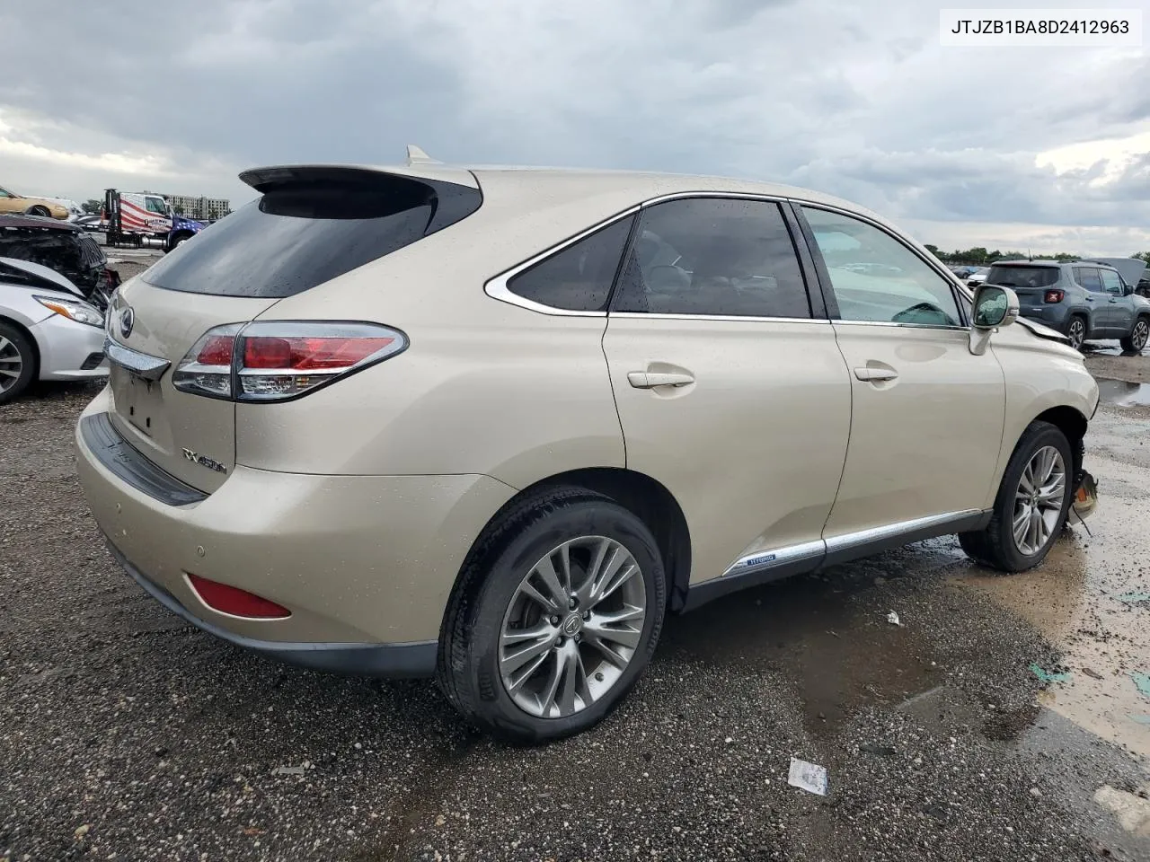 2013 Lexus Rx 450H VIN: JTJZB1BA8D2412963 Lot: 76200084