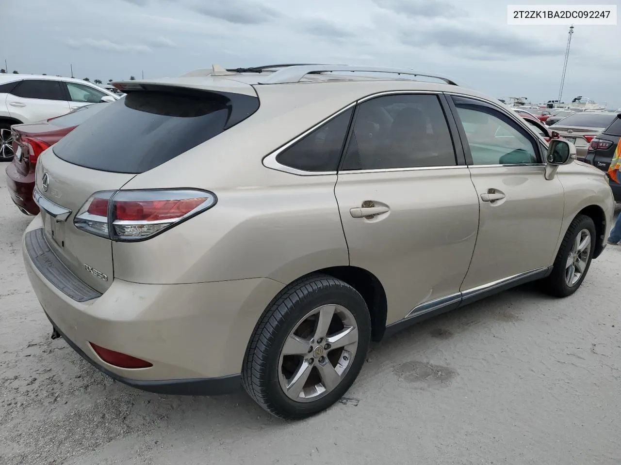 2013 Lexus Rx 350 VIN: 2T2ZK1BA2DC092247 Lot: 76203384