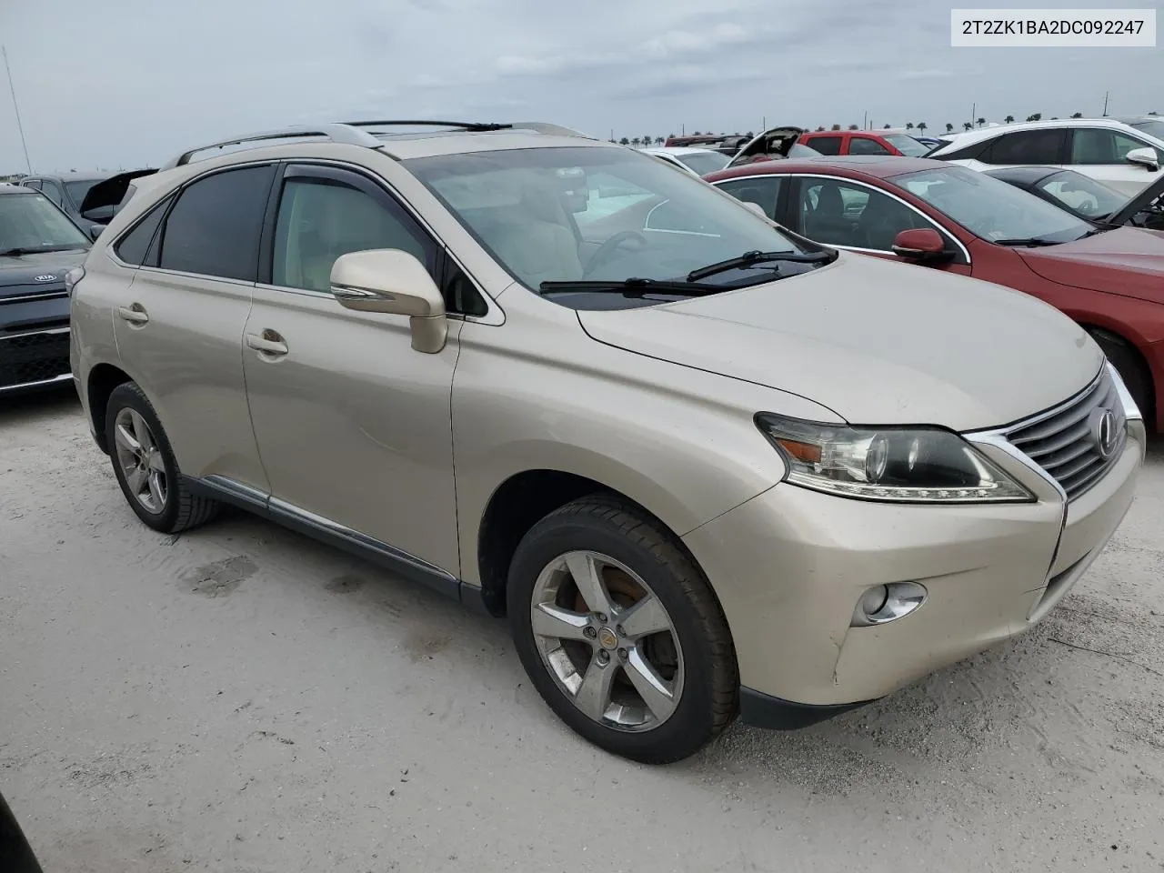 2013 Lexus Rx 350 VIN: 2T2ZK1BA2DC092247 Lot: 76203384