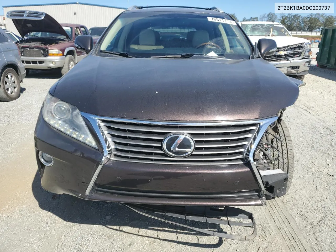 2013 Lexus Rx 350 Base VIN: 2T2BK1BA0DC200737 Lot: 76511174