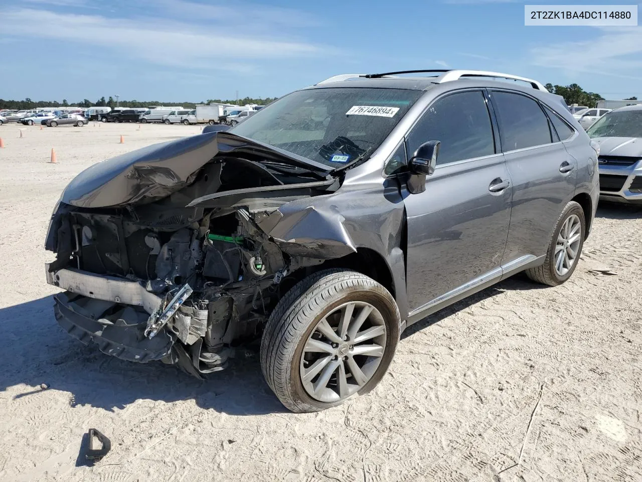 2013 Lexus Rx 350 VIN: 2T2ZK1BA4DC114880 Lot: 76746894