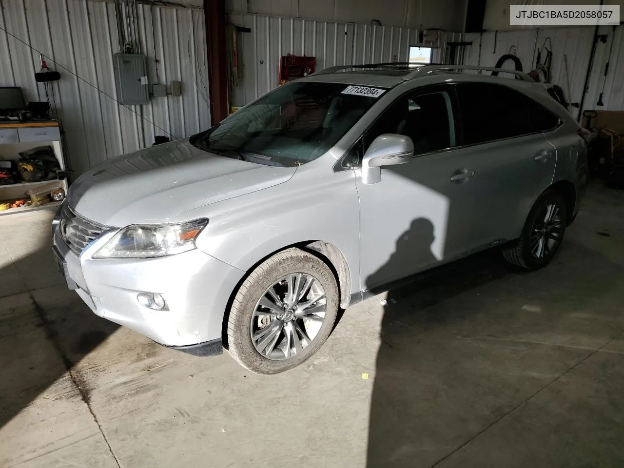 2013 Lexus Rx 450H VIN: JTJBC1BA5D2058057 Lot: 77132394