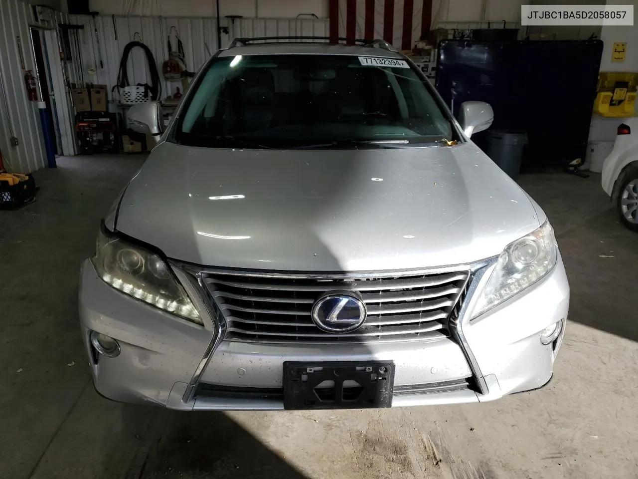 2013 Lexus Rx 450H VIN: JTJBC1BA5D2058057 Lot: 77132394