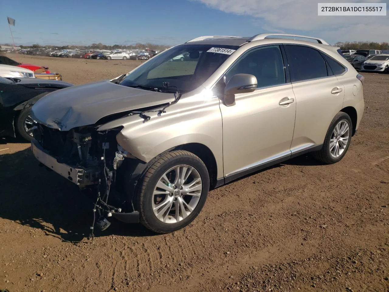 2013 Lexus Rx 350 Base VIN: 2T2BK1BA1DC155517 Lot: 77361514