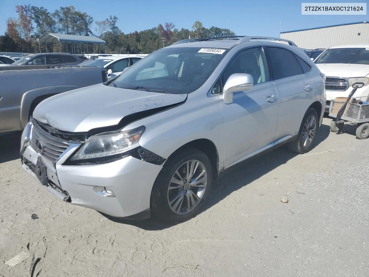 2013 Lexus Rx 350 VIN: 2T2ZK1BAXDC121624 Lot: 77395034