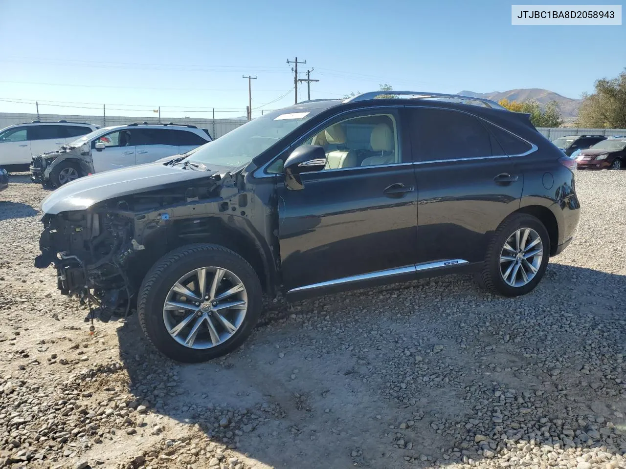 2013 Lexus Rx 450H VIN: JTJBC1BA8D2058943 Lot: 77463654