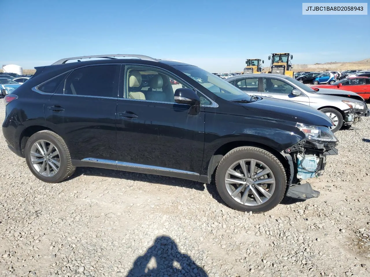 2013 Lexus Rx 450H VIN: JTJBC1BA8D2058943 Lot: 77463654