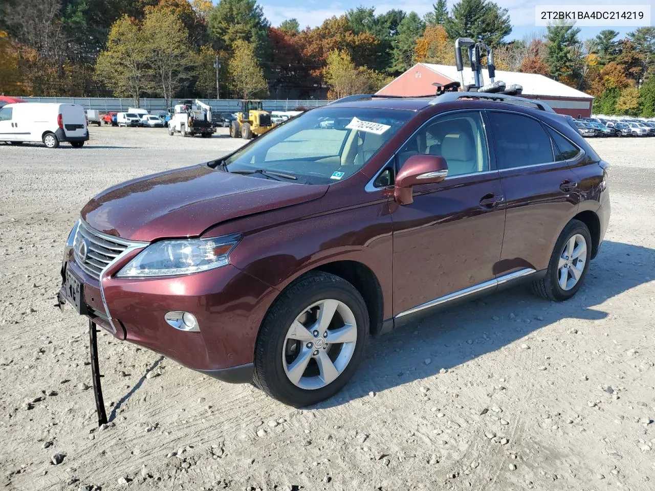 2013 Lexus Rx 350 Base VIN: 2T2BK1BA4DC214219 Lot: 77624424