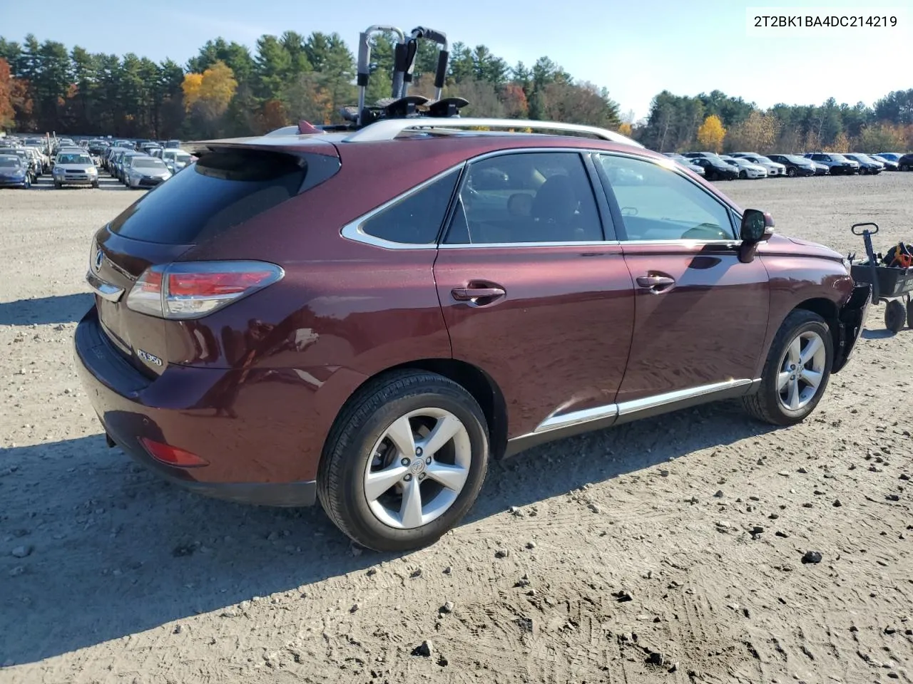 2013 Lexus Rx 350 Base VIN: 2T2BK1BA4DC214219 Lot: 77624424