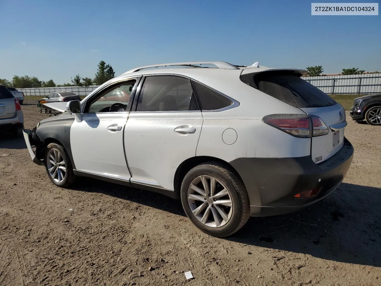 2013 Lexus Rx 350 VIN: 2T2ZK1BA1DC104324 Lot: 77672384