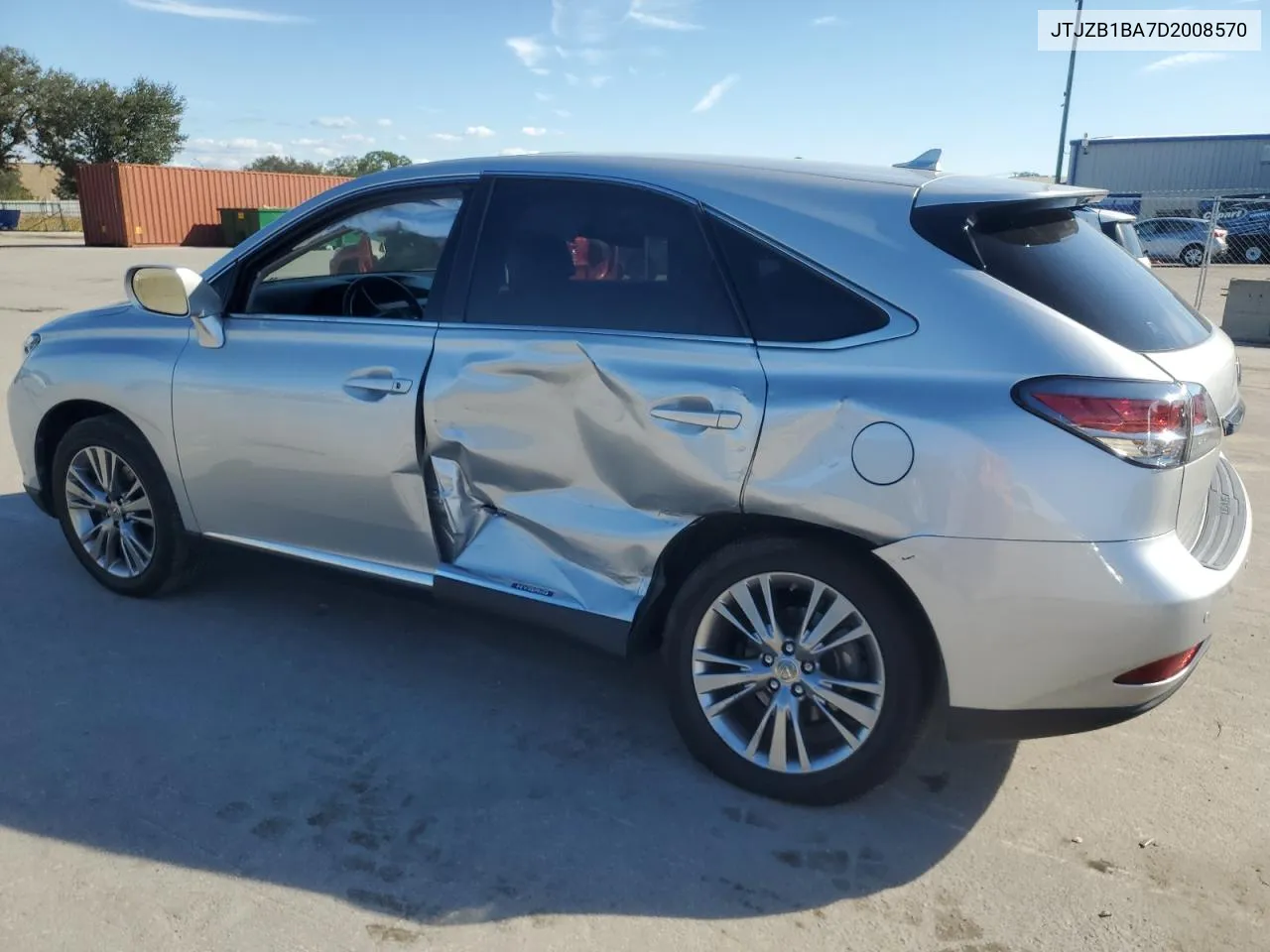 2013 Lexus Rx 450H VIN: JTJZB1BA7D2008570 Lot: 77728654