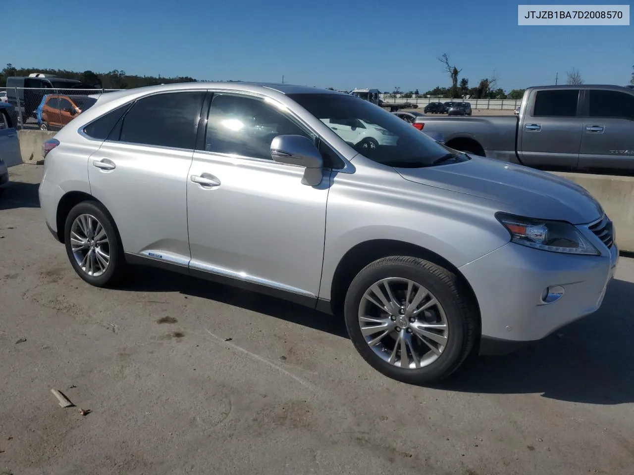 2013 Lexus Rx 450H VIN: JTJZB1BA7D2008570 Lot: 77728654