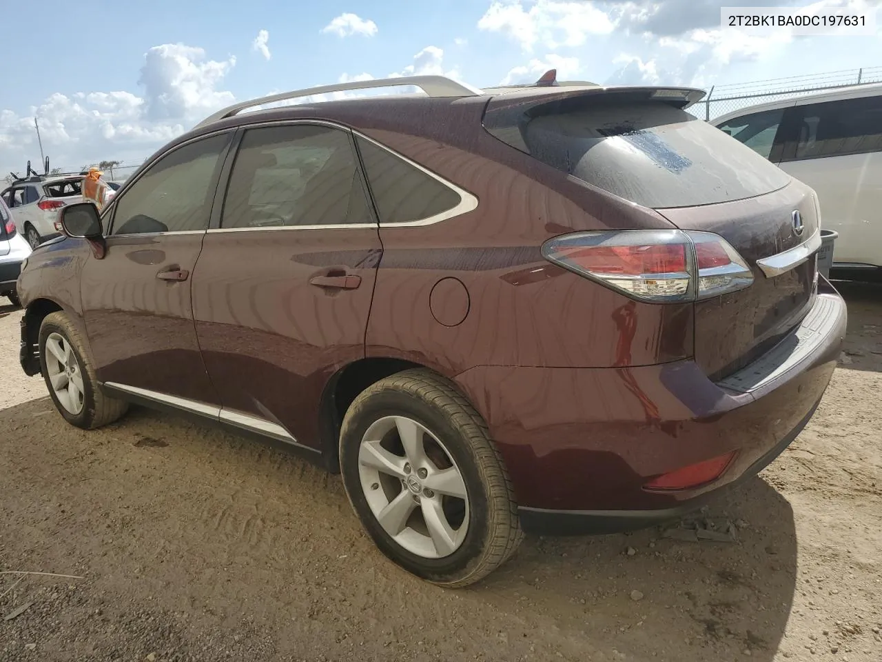 2013 Lexus Rx 350 Base VIN: 2T2BK1BA0DC197631 Lot: 78012384