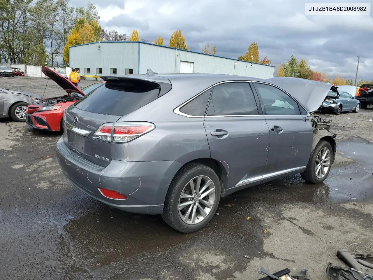 2013 Lexus Rx 450H VIN: JTJZB1BA8D2008982 Lot: 78263244