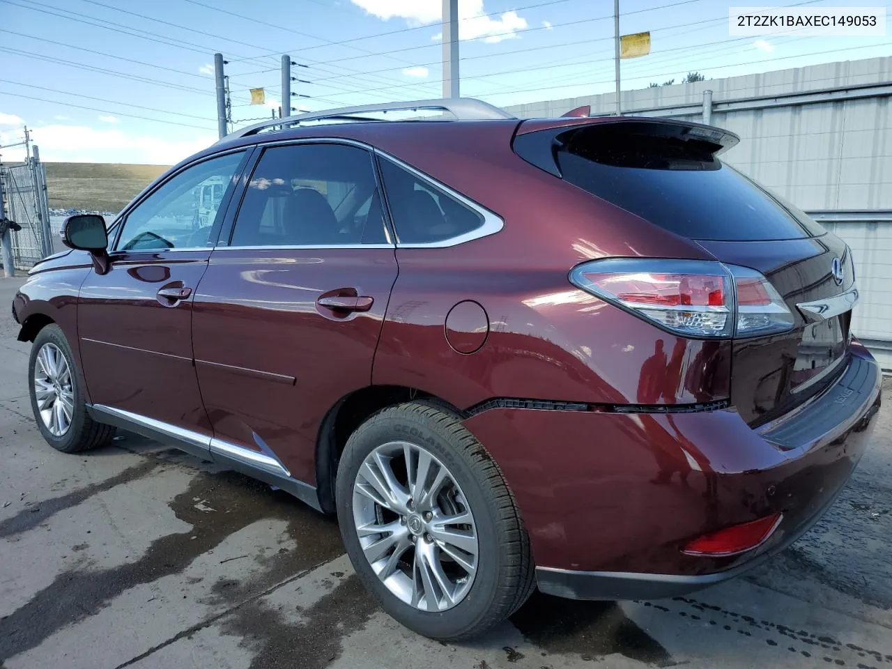 2014 Lexus Rx 350 VIN: 2T2ZK1BAXEC149053 Lot: 49345364