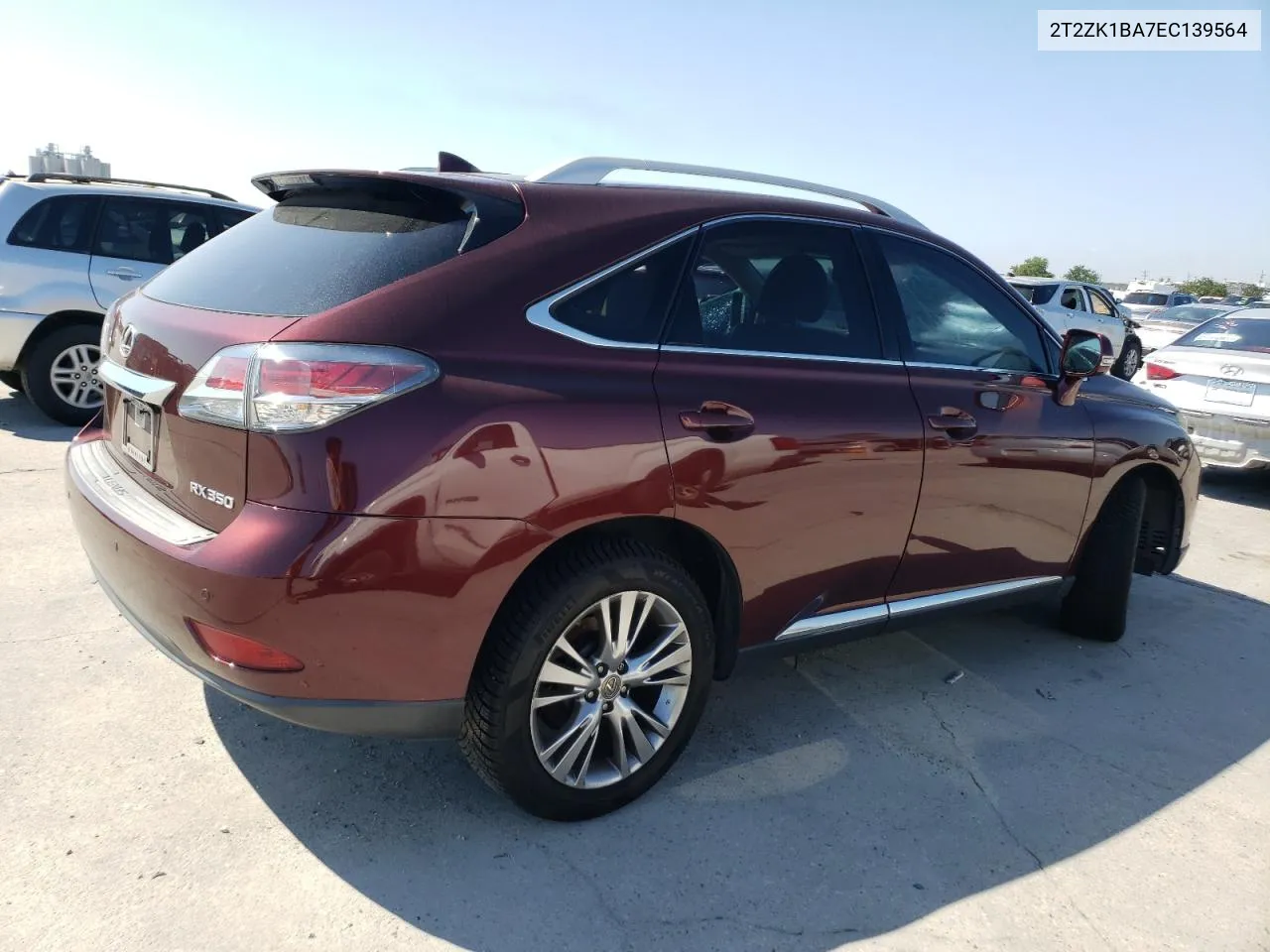 2014 Lexus Rx 350 VIN: 2T2ZK1BA7EC139564 Lot: 54835844