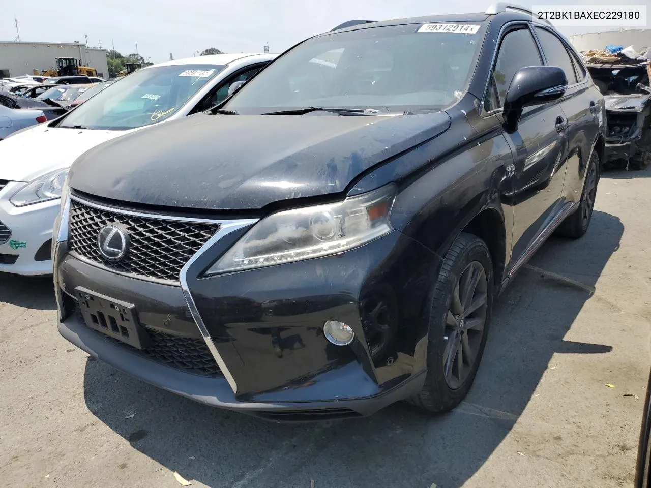 2014 Lexus Rx 350 Base VIN: 2T2BK1BAXEC229180 Lot: 59312914