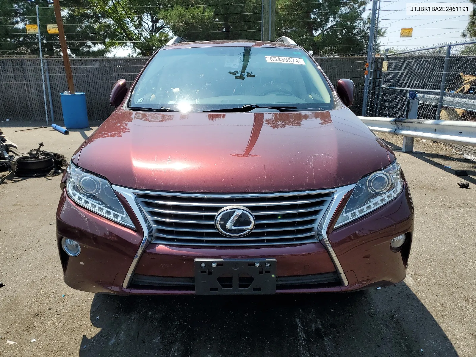 2014 Lexus Rx 350 Base VIN: JTJBK1BA2E2461191 Lot: 65439574