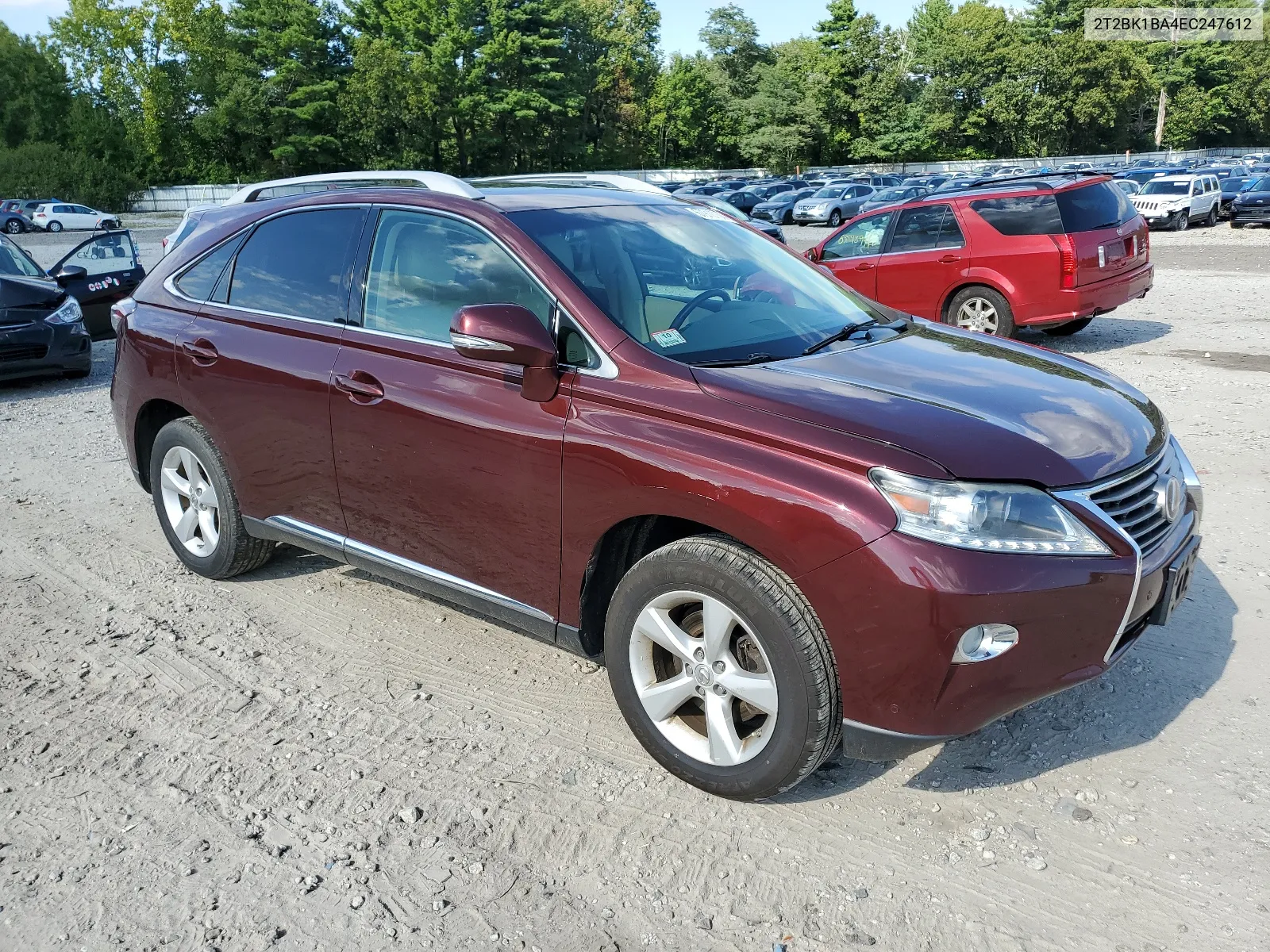 2014 Lexus Rx 350 Base VIN: 2T2BK1BA4EC247612 Lot: 67912734