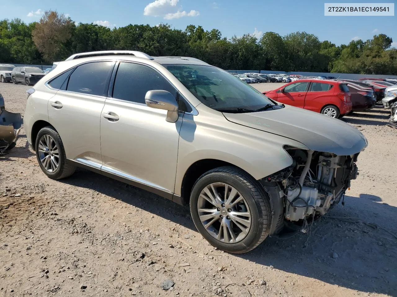 2014 Lexus Rx 350 VIN: 2T2ZK1BA1EC149541 Lot: 68786264