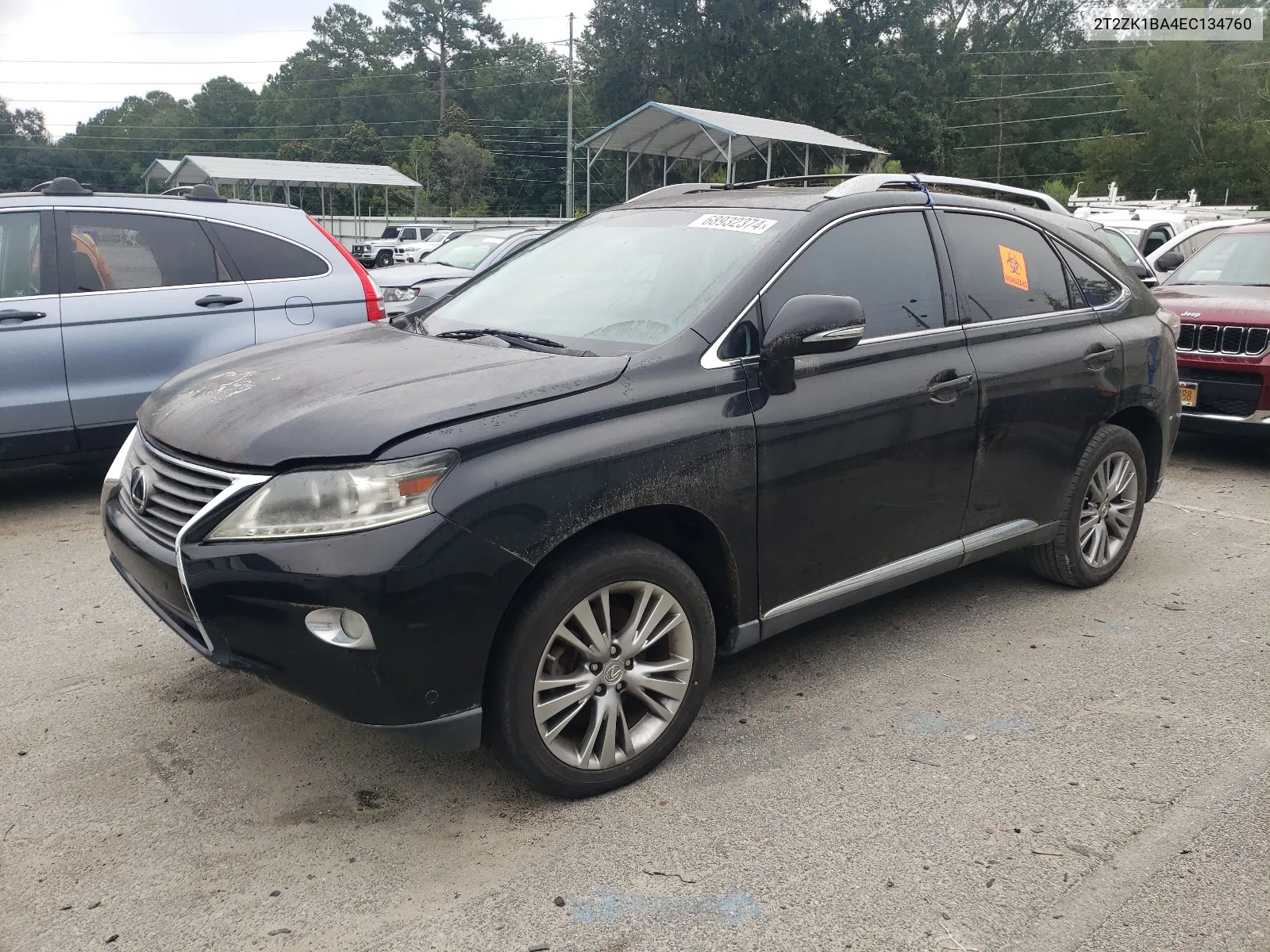 2014 Lexus Rx 350 VIN: 2T2ZK1BA4EC134760 Lot: 68932374