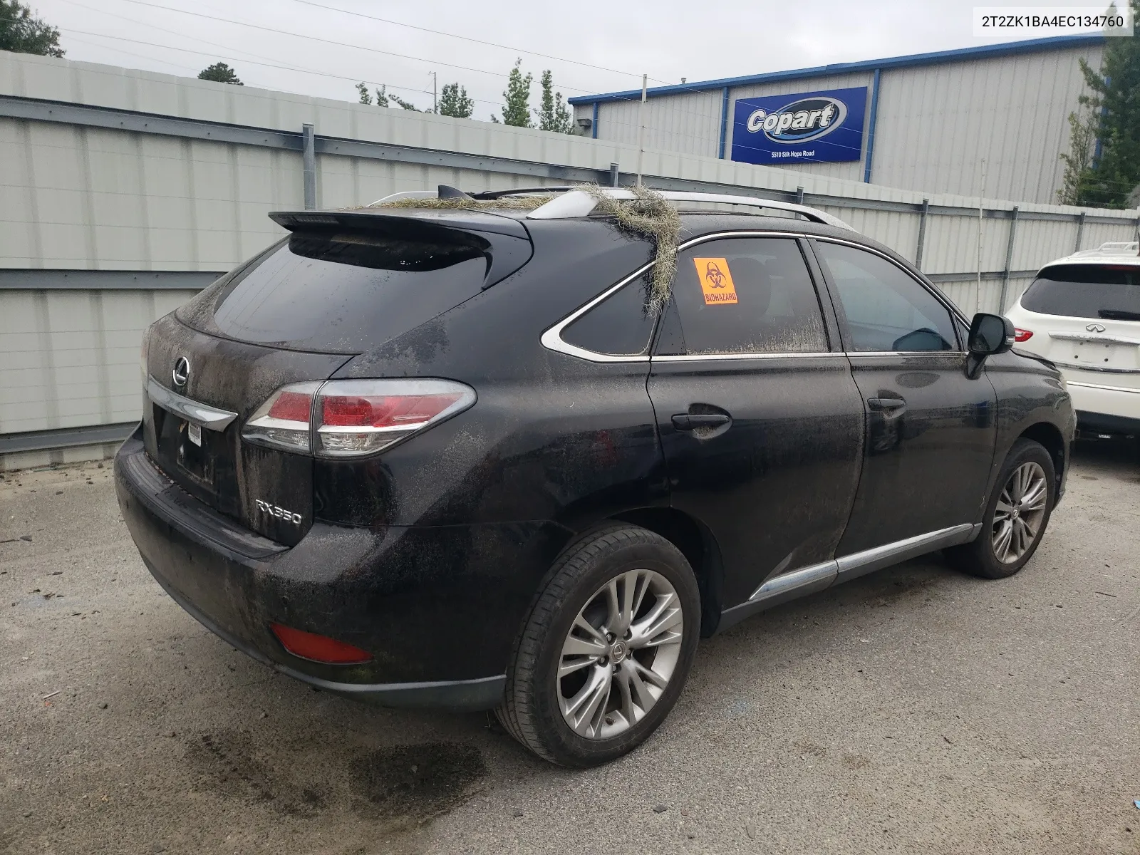 2014 Lexus Rx 350 VIN: 2T2ZK1BA4EC134760 Lot: 68932374