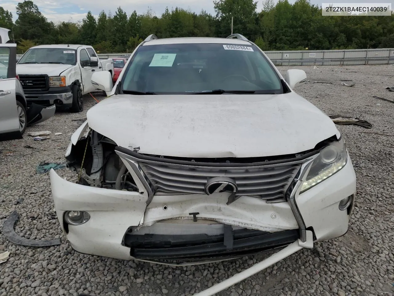 2014 Lexus Rx 350 VIN: 2T2ZK1BA4EC140039 Lot: 69802884