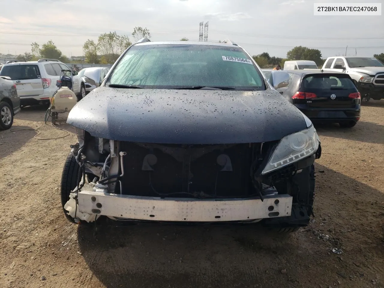 2014 Lexus Rx 350 Base VIN: 2T2BK1BA7EC247068 Lot: 70875564