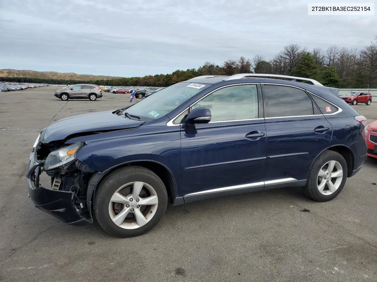 2014 Lexus Rx 350 Base VIN: 2T2BK1BA3EC252154 Lot: 72444304