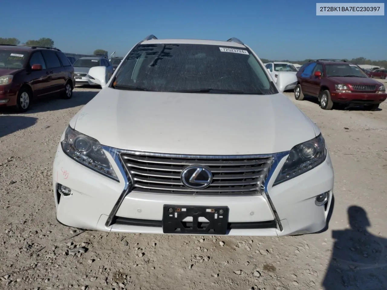 2014 Lexus Rx 350 Base VIN: 2T2BK1BA7EC230397 Lot: 72523724