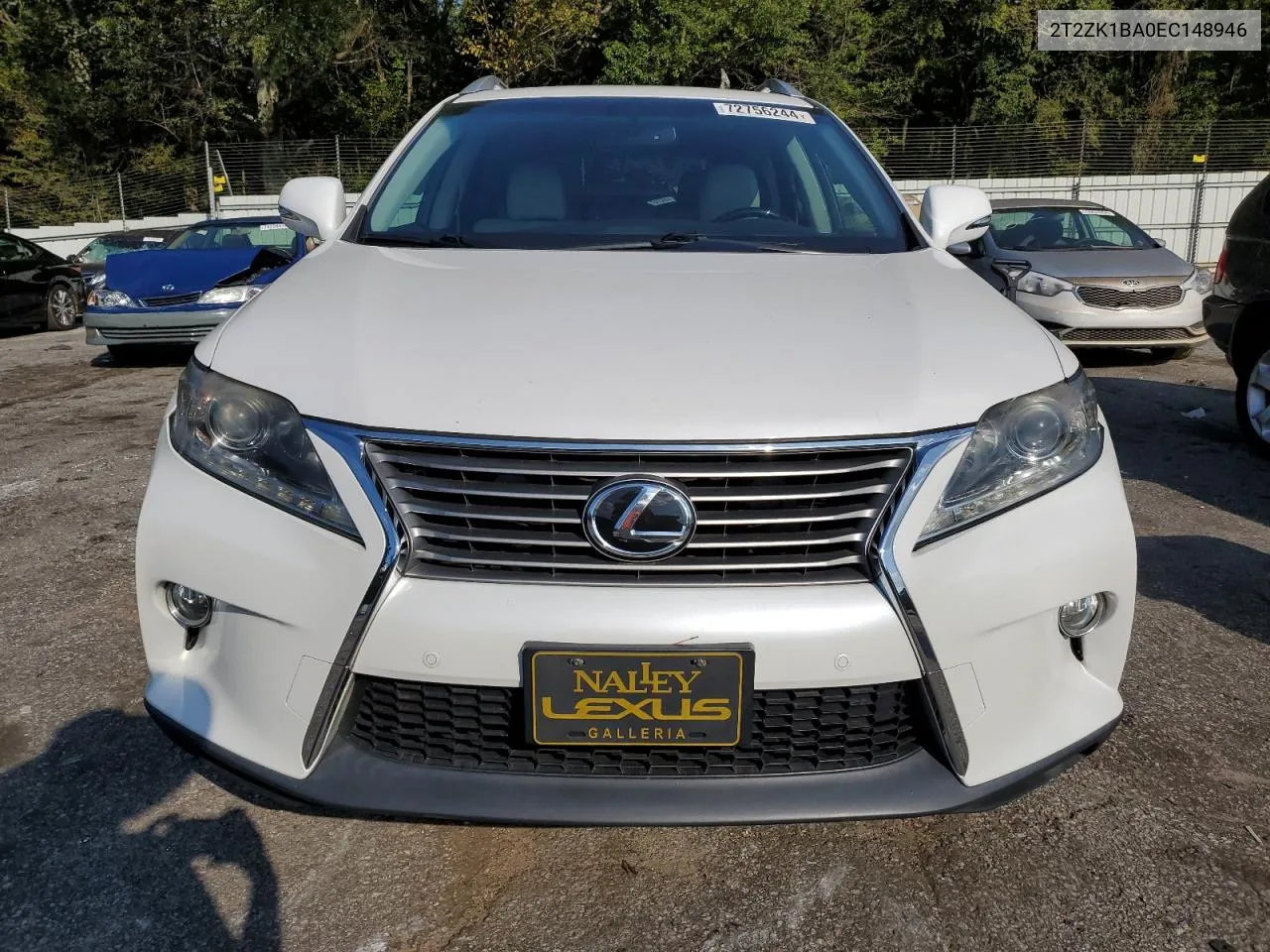 2014 Lexus Rx 350 VIN: 2T2ZK1BA0EC148946 Lot: 72756244