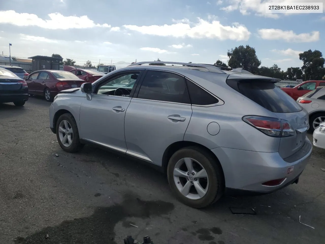 2T2BK1BA1EC238933 2014 Lexus Rx 350 Base