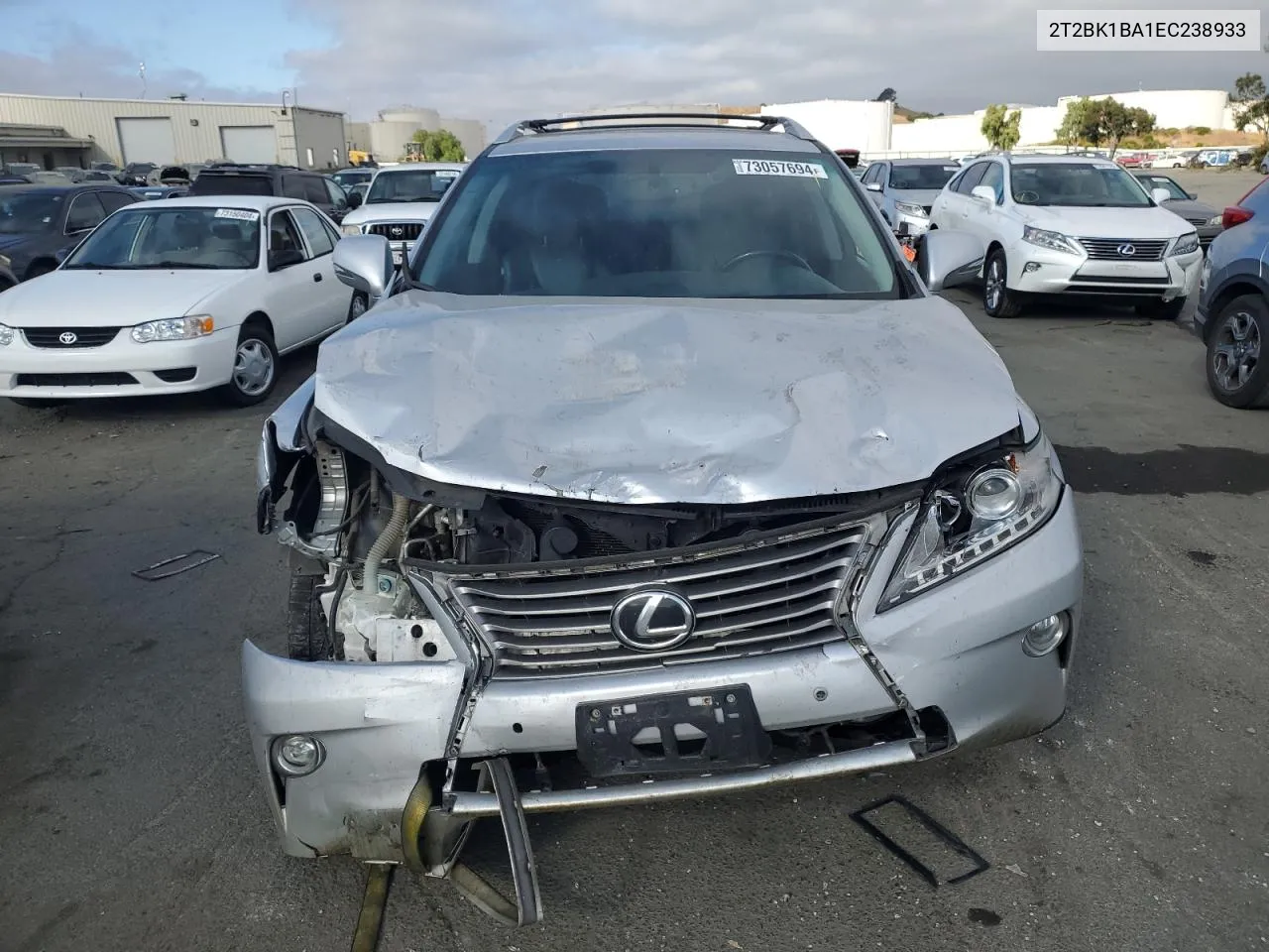 2014 Lexus Rx 350 Base VIN: 2T2BK1BA1EC238933 Lot: 73057694