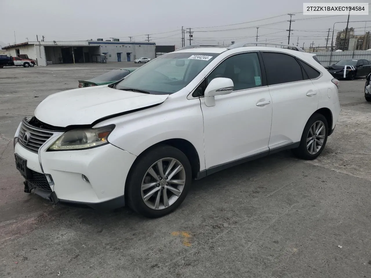 2014 Lexus Rx 350 VIN: 2T2ZK1BAXEC134584 Lot: 73244244